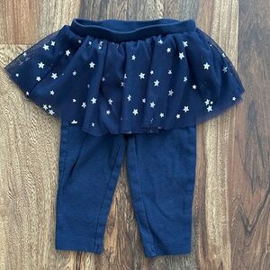 Carter’s Blue Star Skirted Pants Size 6 Months